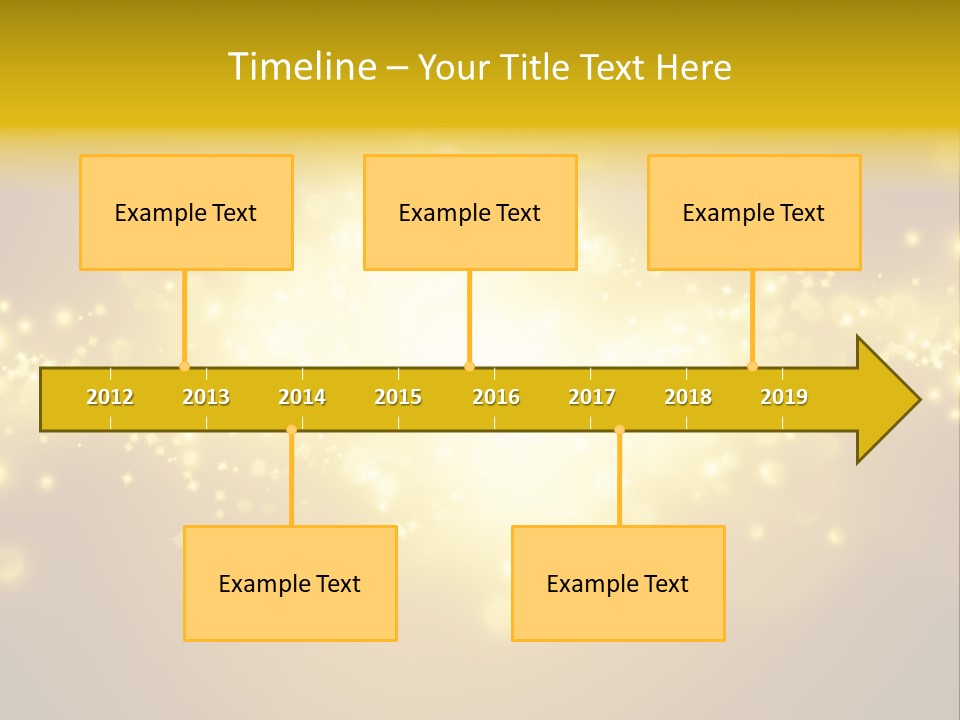 Rich Glitter Art PowerPoint Template