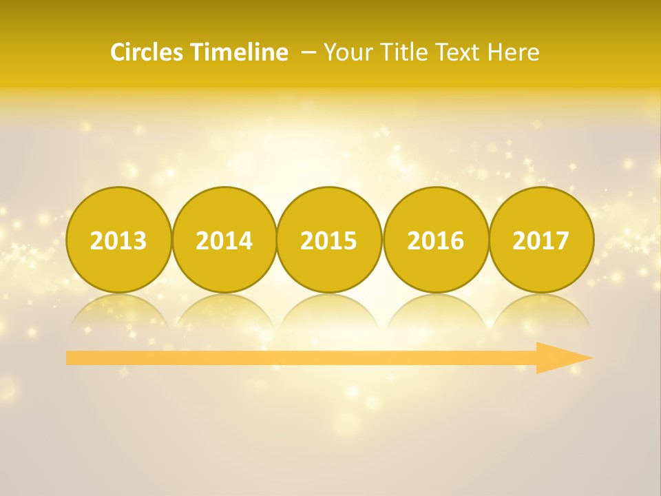 Rich Glitter Art PowerPoint Template