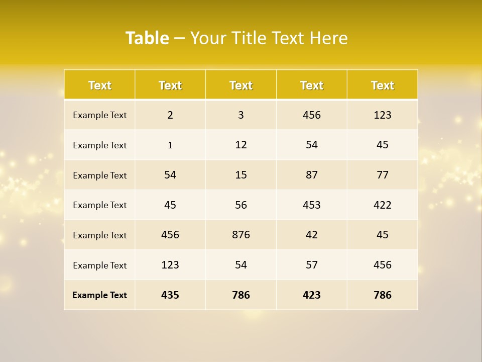 Rich Glitter Art PowerPoint Template