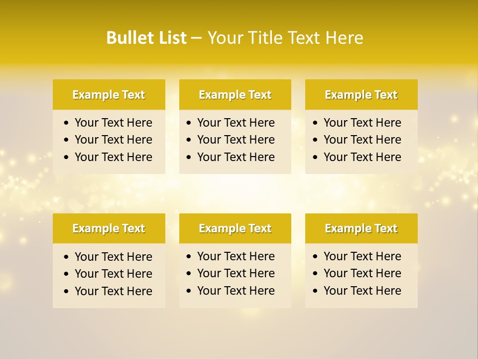 Rich Glitter Art PowerPoint Template