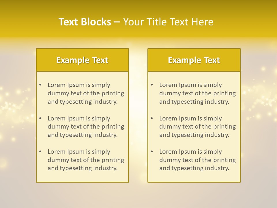 Rich Glitter Art PowerPoint Template