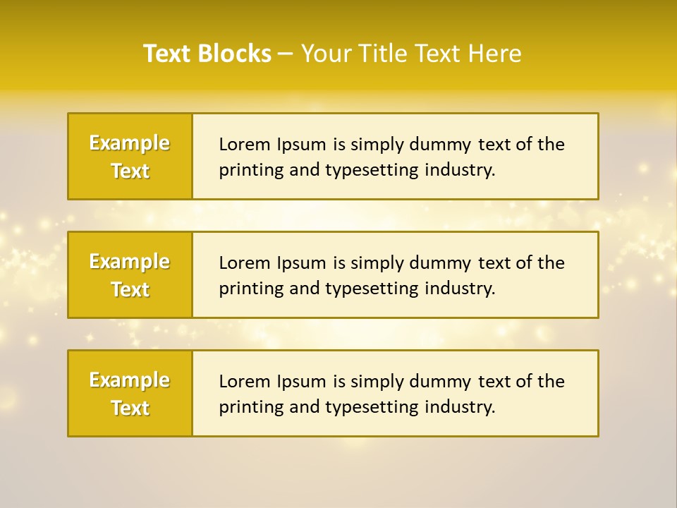 Rich Glitter Art PowerPoint Template