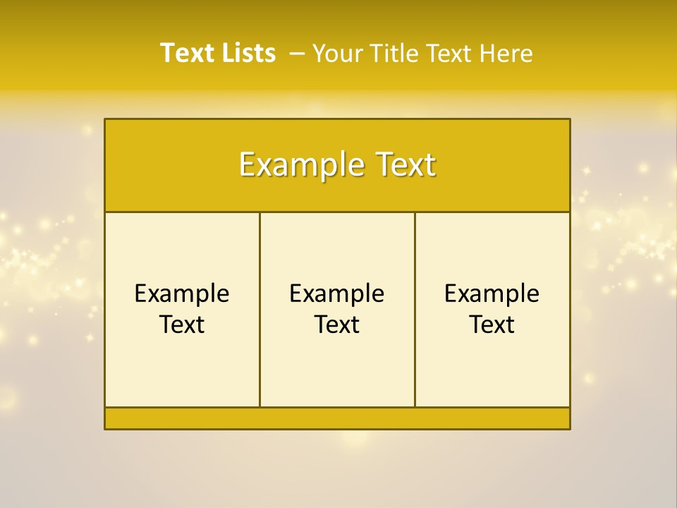 Rich Glitter Art PowerPoint Template