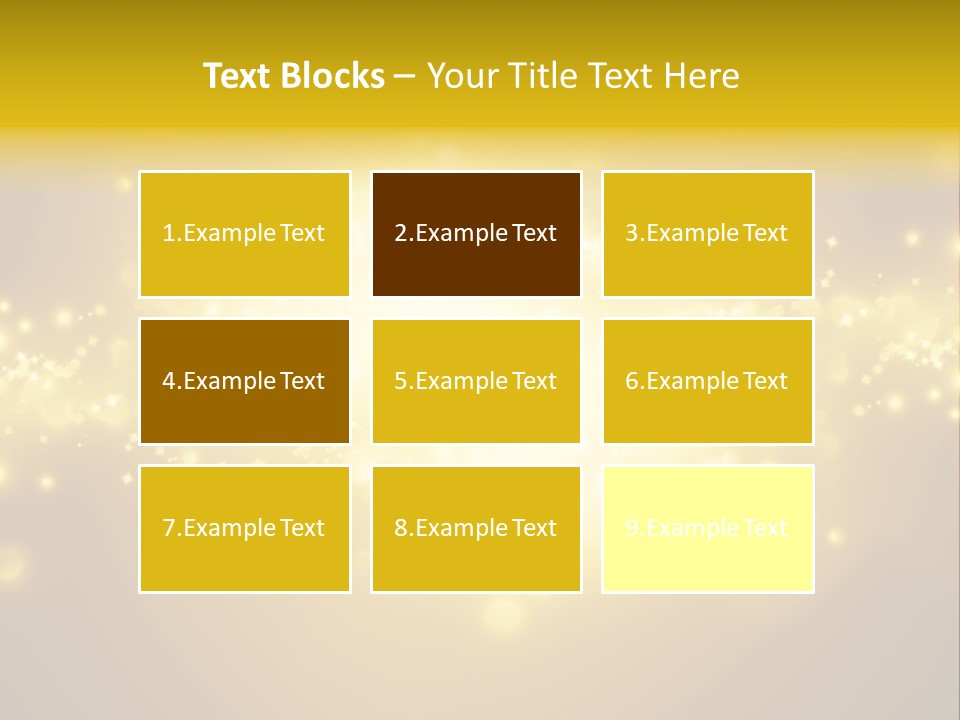 Rich Glitter Art PowerPoint Template