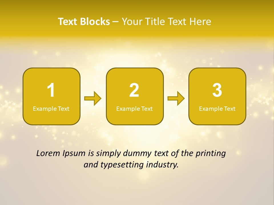 Rich Glitter Art PowerPoint Template