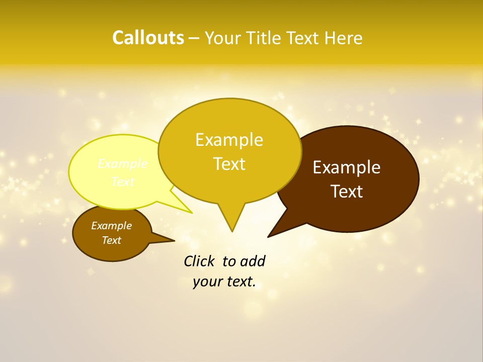 Rich Glitter Art PowerPoint Template