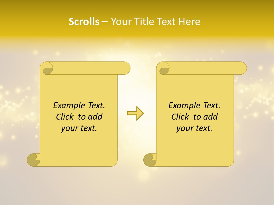 Rich Glitter Art PowerPoint Template