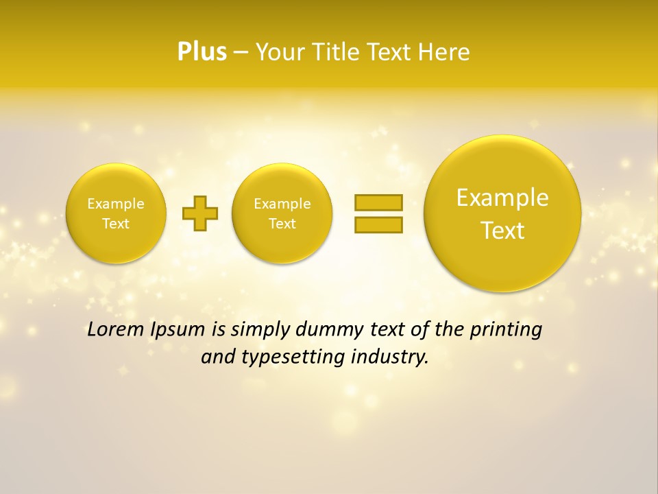 Rich Glitter Art PowerPoint Template