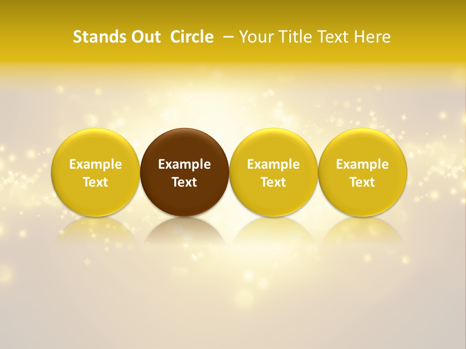 Rich Glitter Art PowerPoint Template