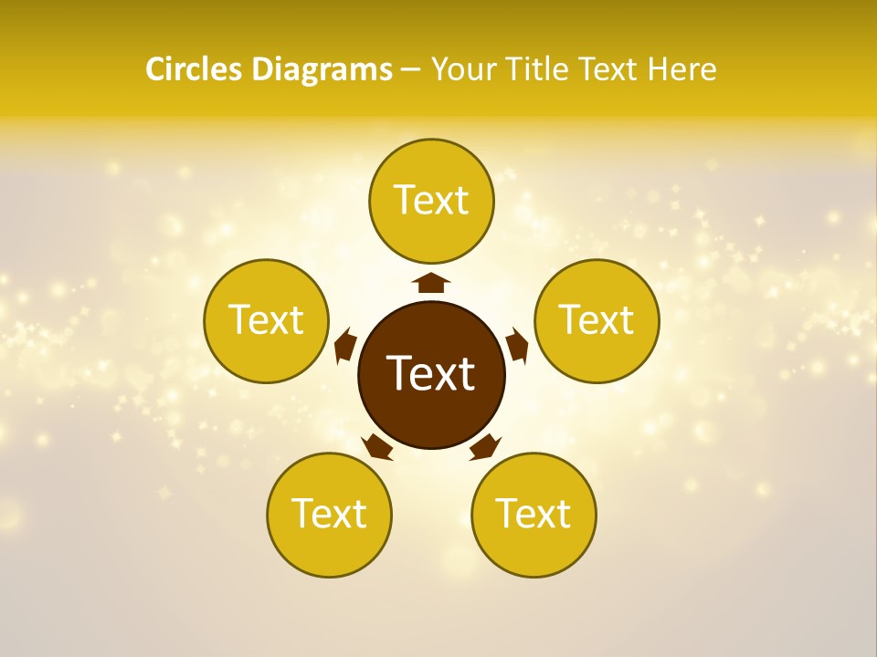 Rich Glitter Art PowerPoint Template