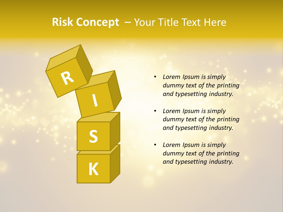 Rich Glitter Art PowerPoint Template