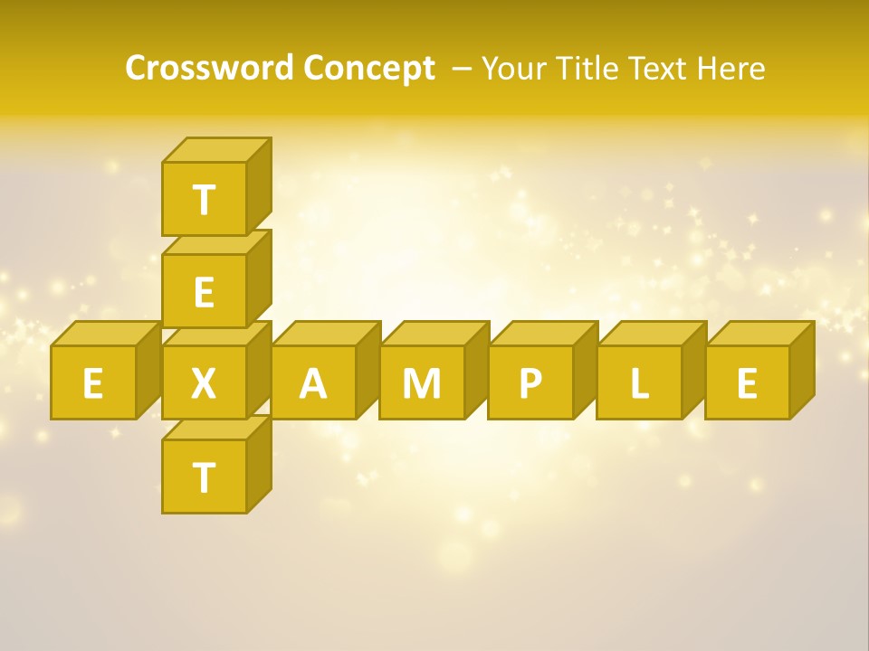 Rich Glitter Art PowerPoint Template