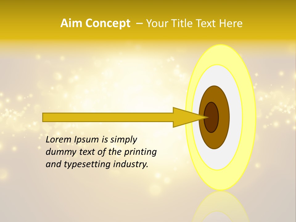 Rich Glitter Art PowerPoint Template