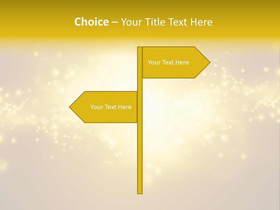 Rich Glitter Art PowerPoint Template