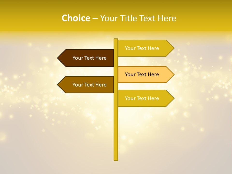 Rich Glitter Art PowerPoint Template