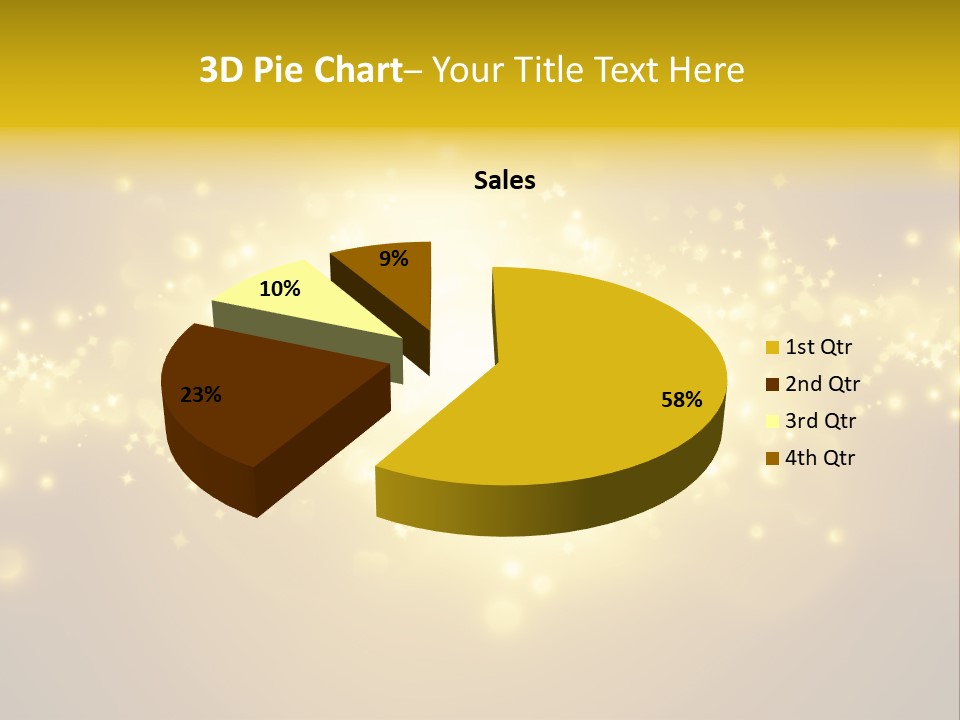 Rich Glitter Art PowerPoint Template