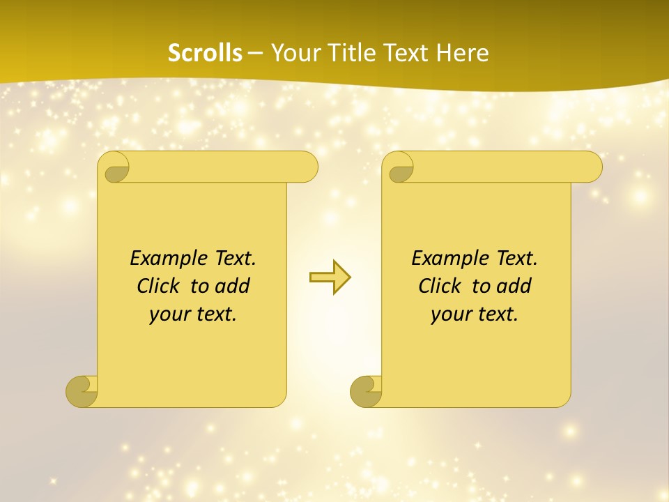 Beautiful Illumination Magic PowerPoint Template