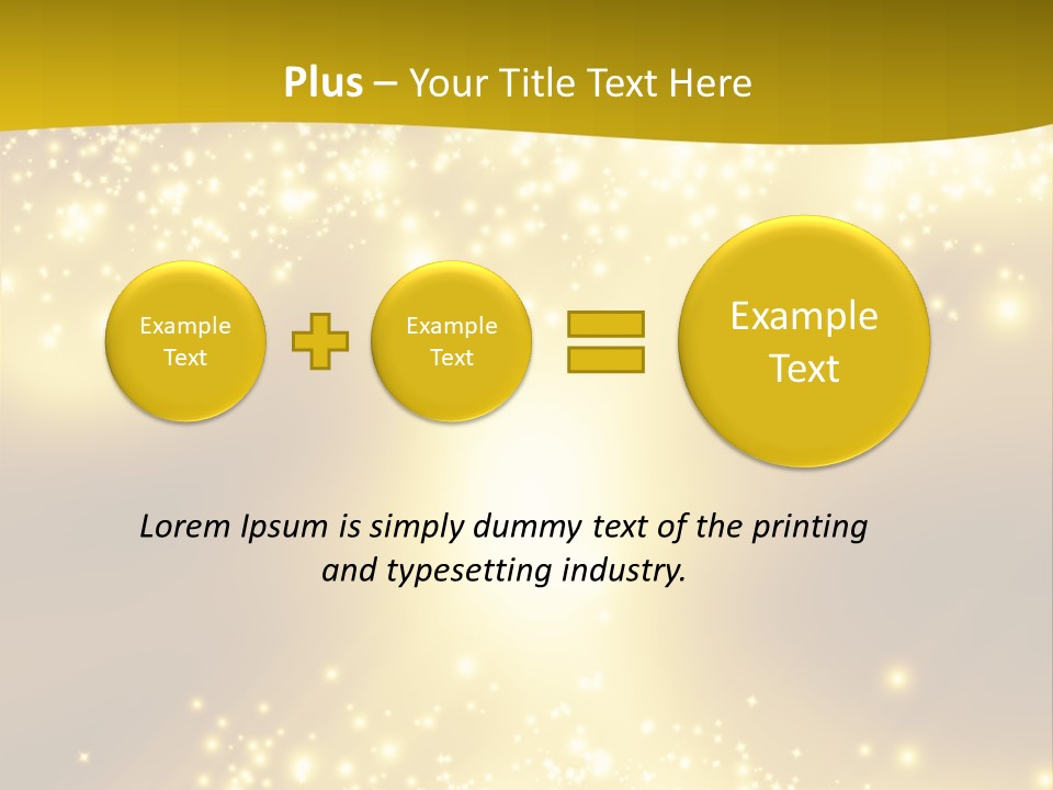 Beautiful Illumination Magic PowerPoint Template