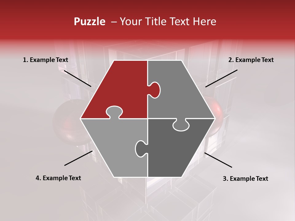 Stream Teamwork Zentrum PowerPoint Template