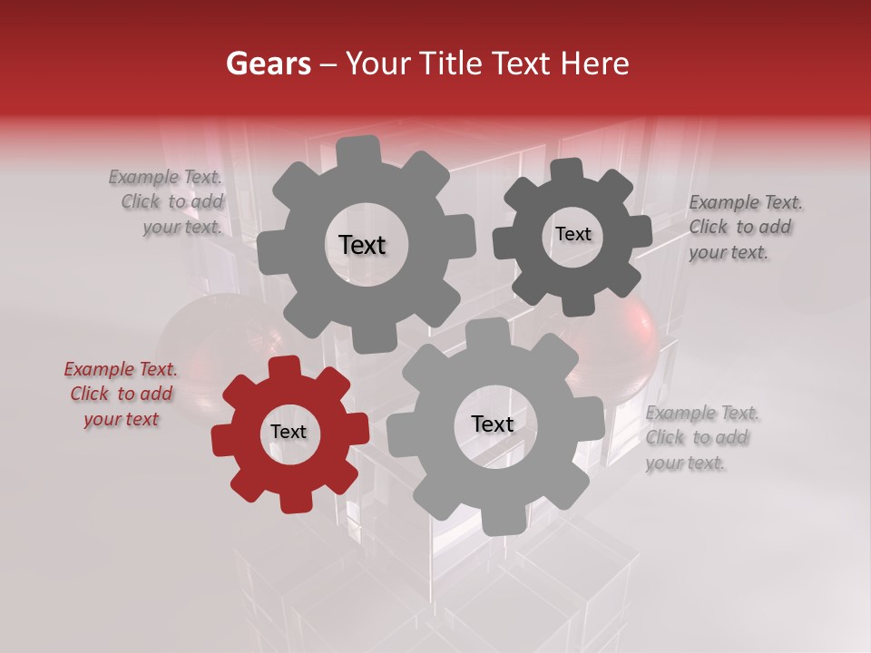 Stream Teamwork Zentrum PowerPoint Template