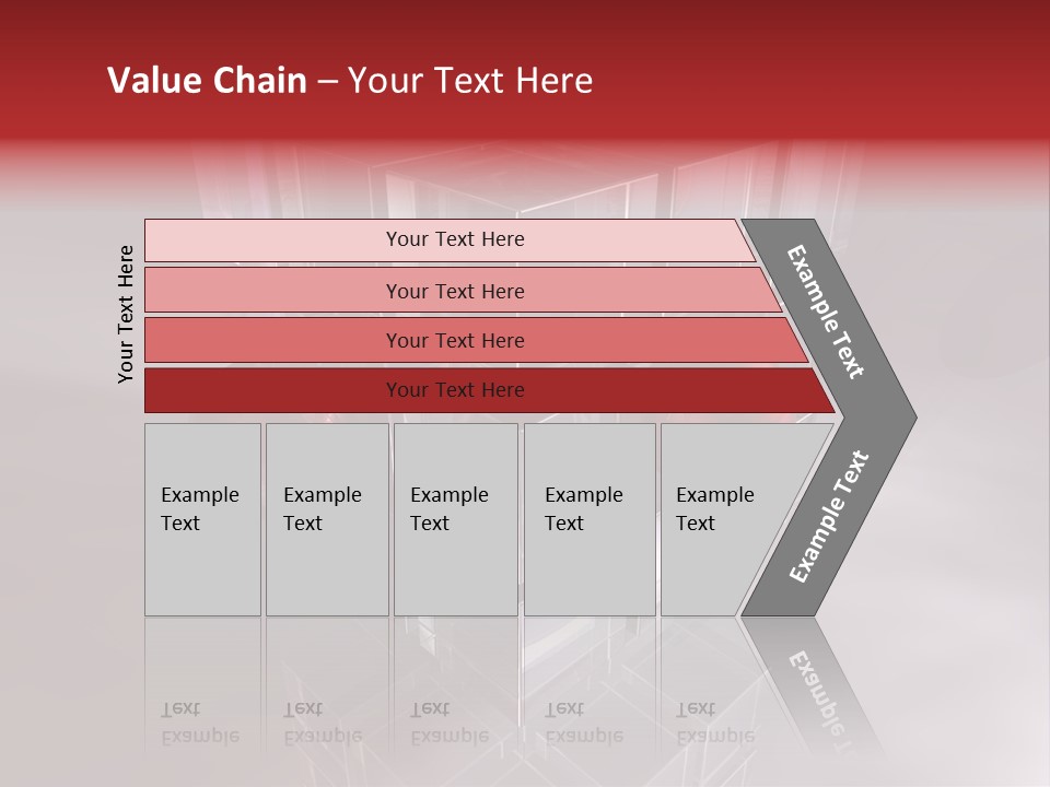 Stream Teamwork Zentrum PowerPoint Template