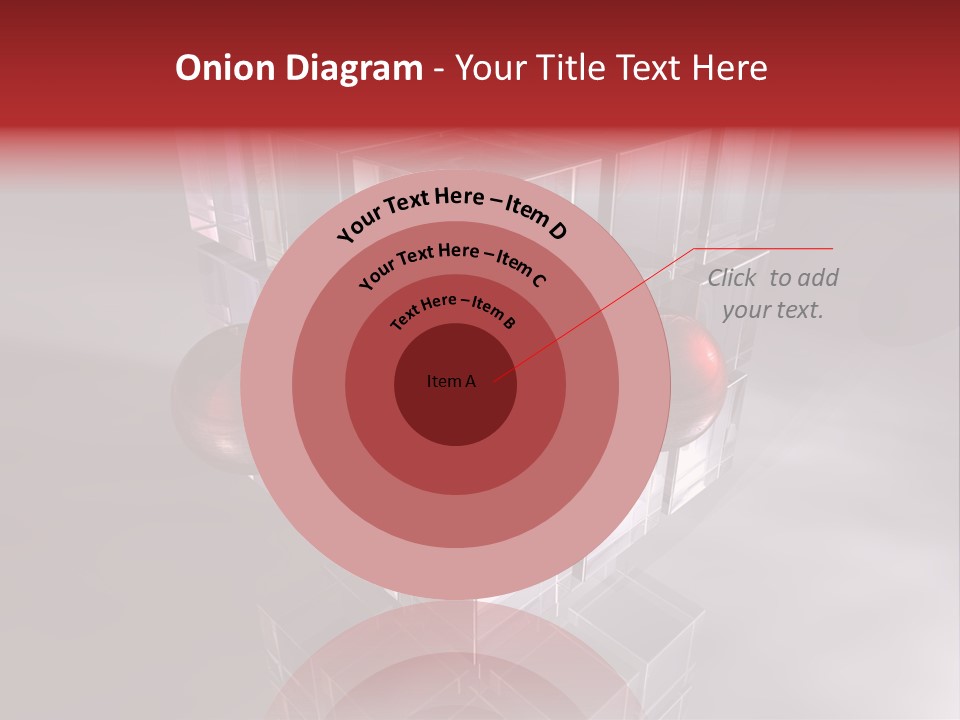 Stream Teamwork Zentrum PowerPoint Template