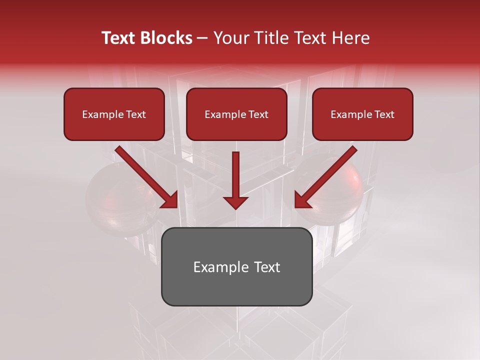 Stream Teamwork Zentrum PowerPoint Template