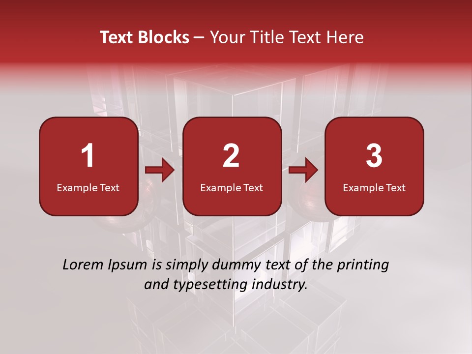 Stream Teamwork Zentrum PowerPoint Template