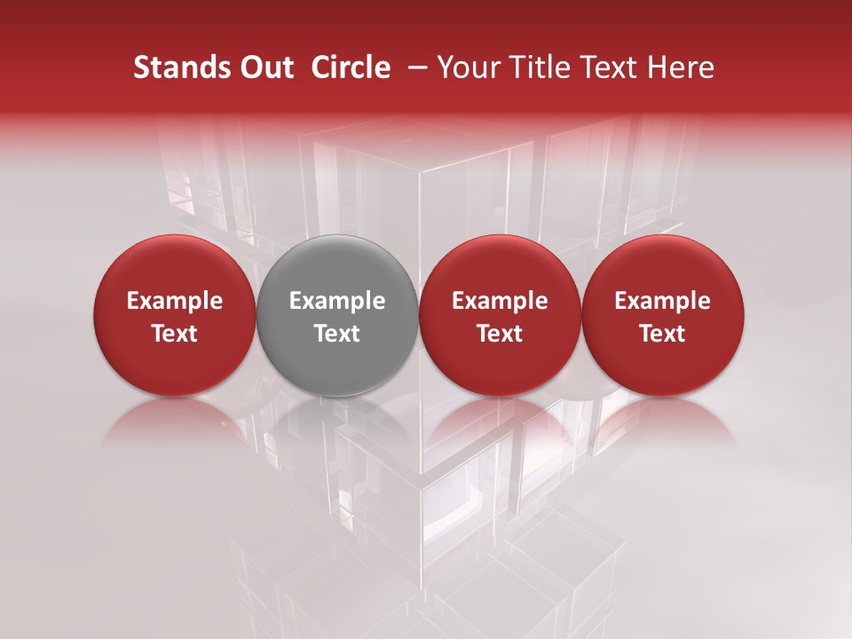 Stream Teamwork Zentrum PowerPoint Template