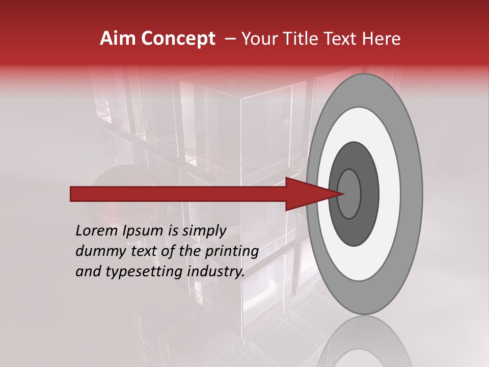 Stream Teamwork Zentrum PowerPoint Template