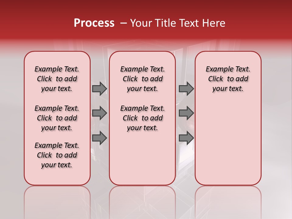 Stream Teamwork Zentrum PowerPoint Template