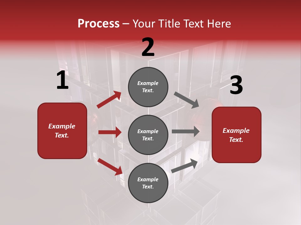 Stream Teamwork Zentrum PowerPoint Template