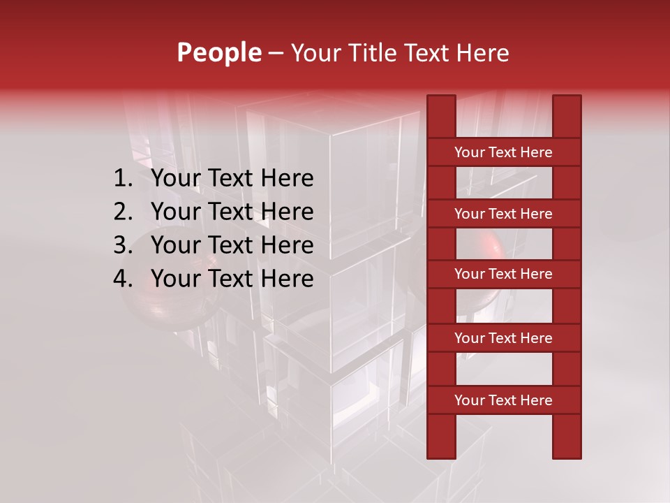 Stream Teamwork Zentrum PowerPoint Template