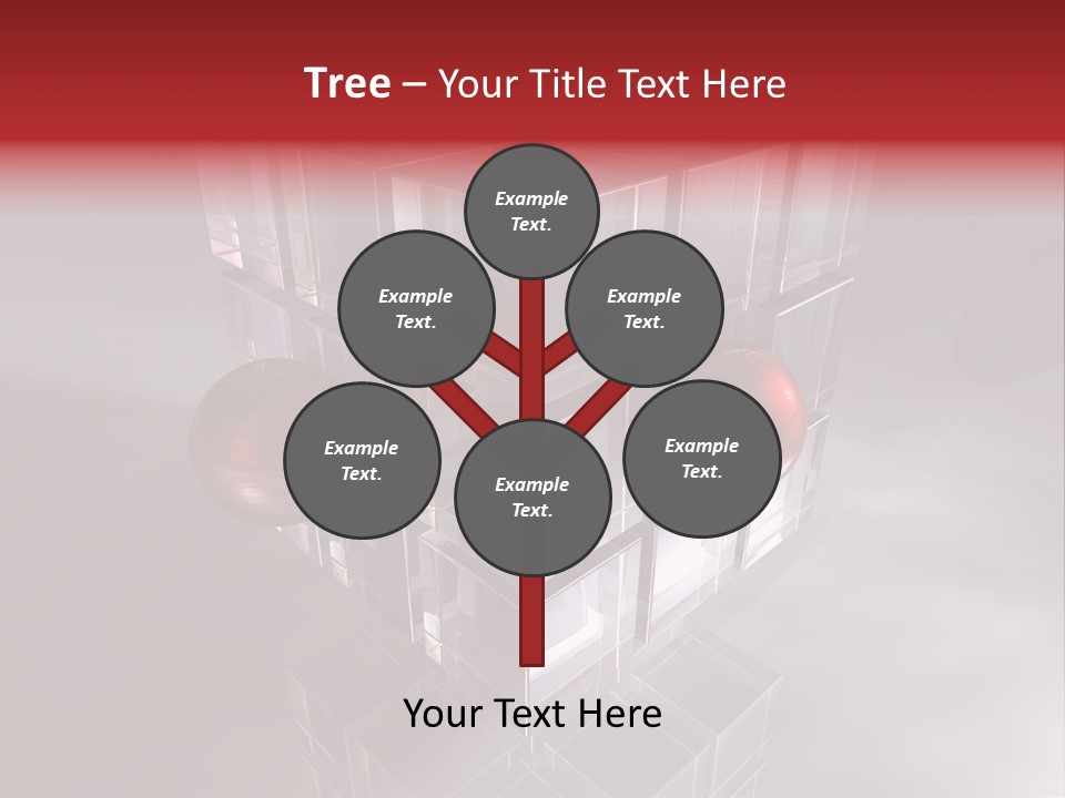 Stream Teamwork Zentrum PowerPoint Template