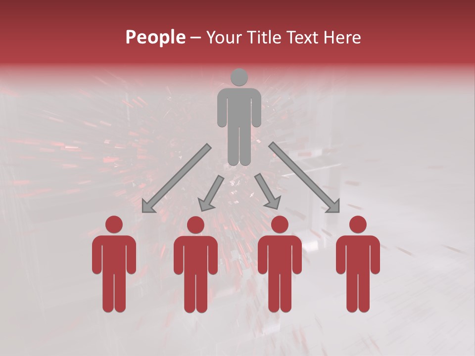 Mittelpunkt Teamwork Globalisierung PowerPoint Template