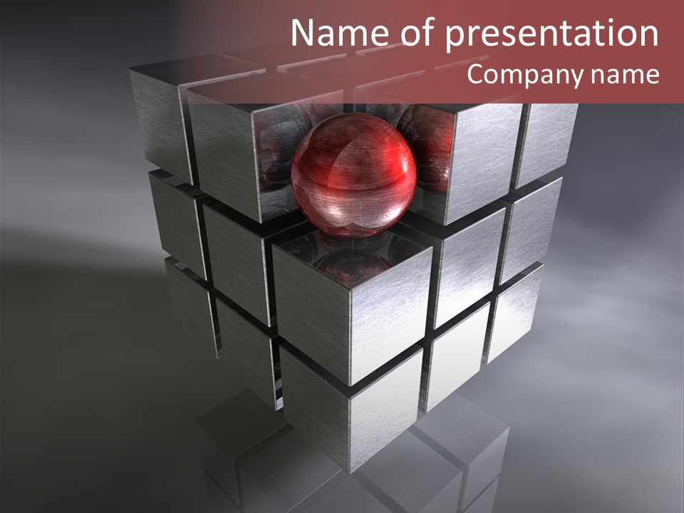 Hintergrund Element Konstruieren PowerPoint Template