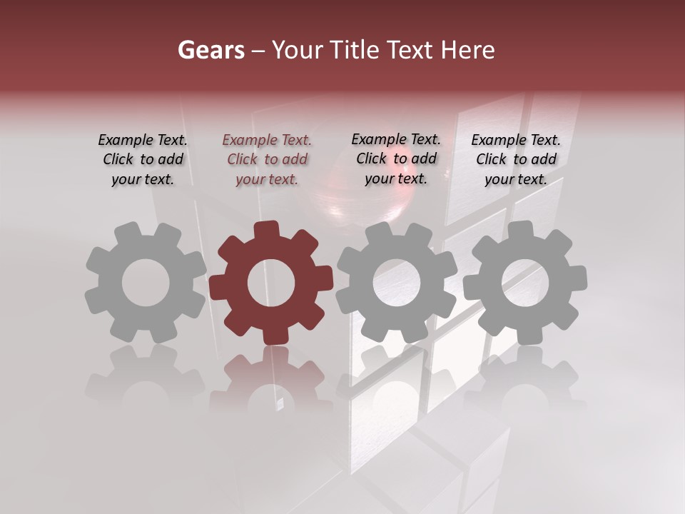 Hintergrund Element Konstruieren PowerPoint Template