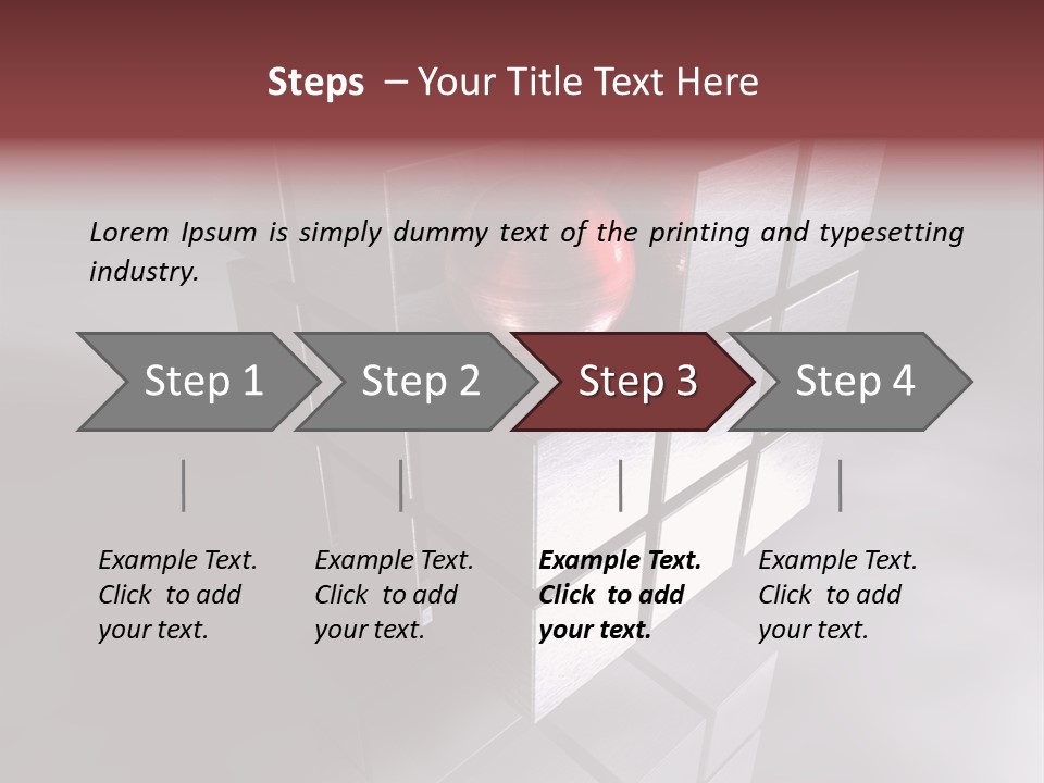 Hintergrund Element Konstruieren PowerPoint Template