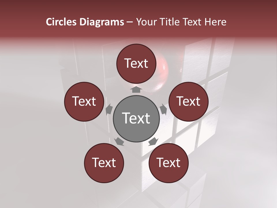 Hintergrund Element Konstruieren PowerPoint Template