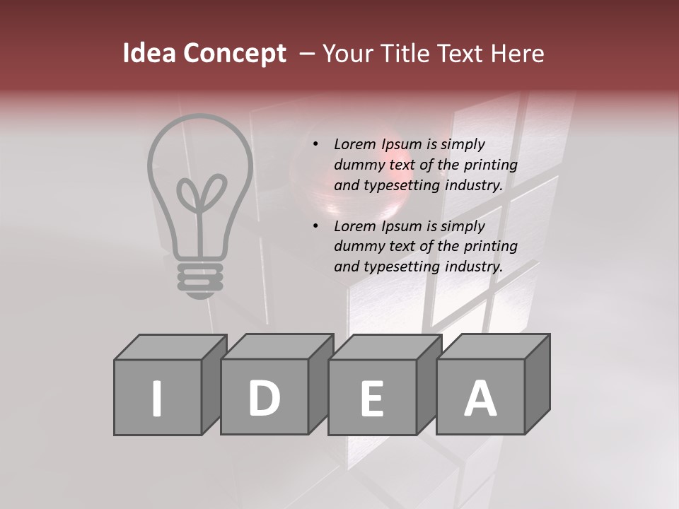 Hintergrund Element Konstruieren PowerPoint Template