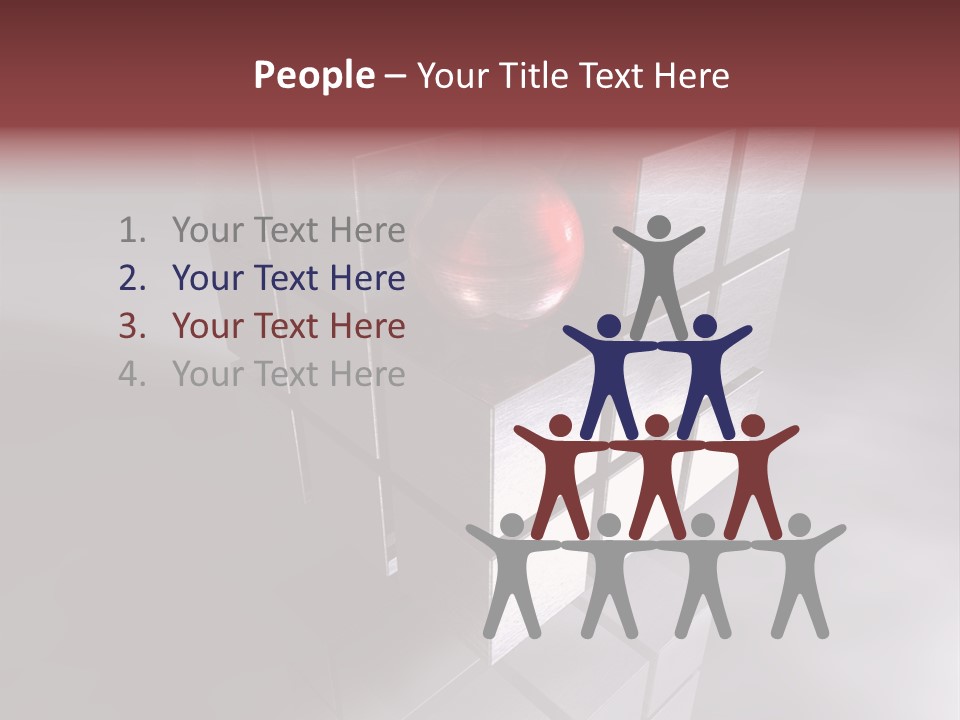 Hintergrund Element Konstruieren PowerPoint Template