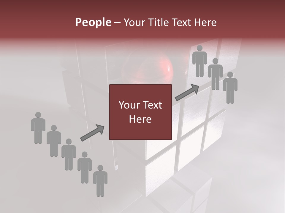Hintergrund Element Konstruieren PowerPoint Template