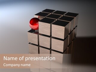 Puzzle Bauen Baustein PowerPoint Template