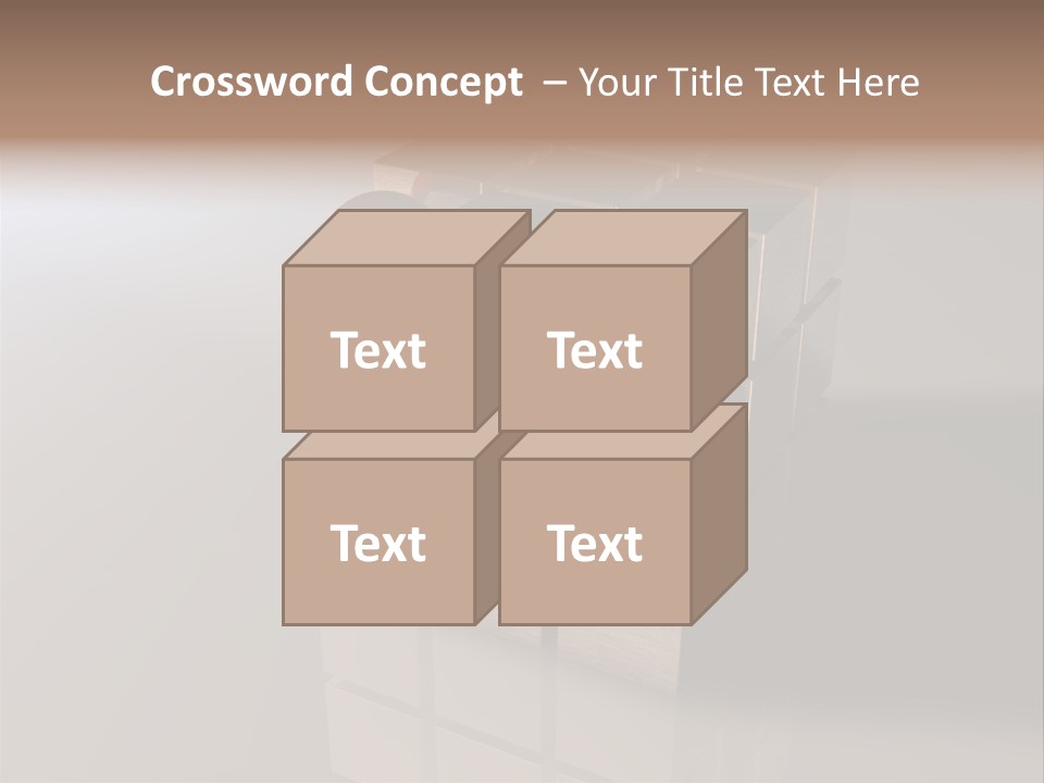 Puzzle Bauen Baustein PowerPoint Template
