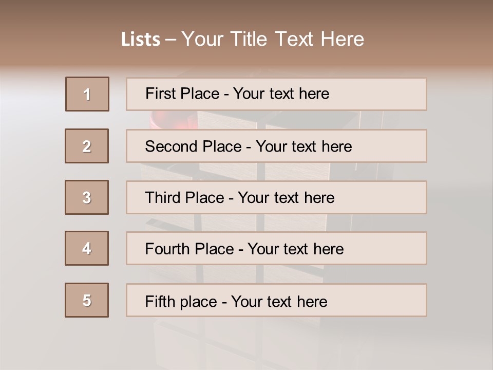 Puzzle Bauen Baustein PowerPoint Template