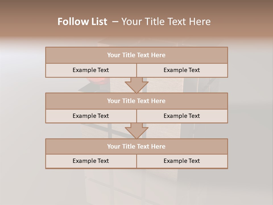Puzzle Bauen Baustein PowerPoint Template