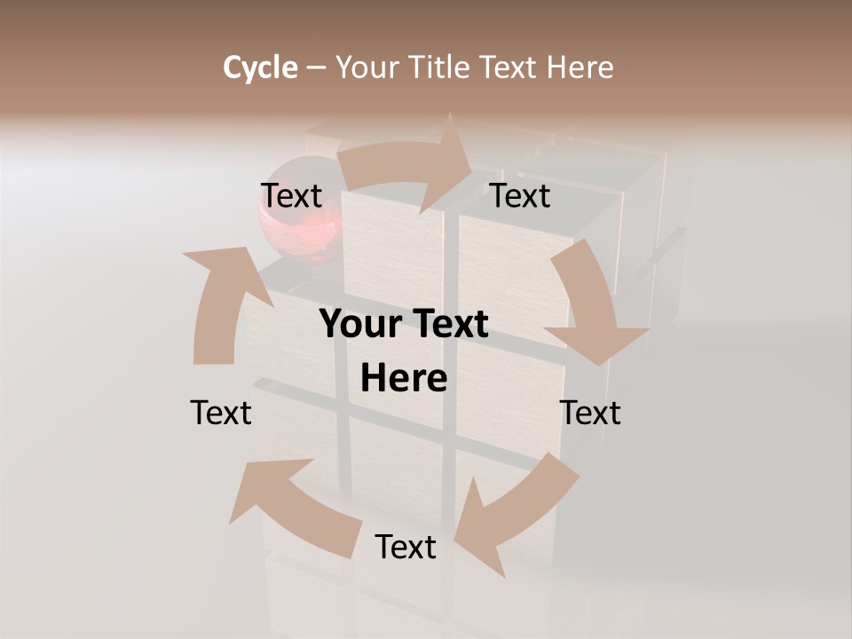 Puzzle Bauen Baustein PowerPoint Template