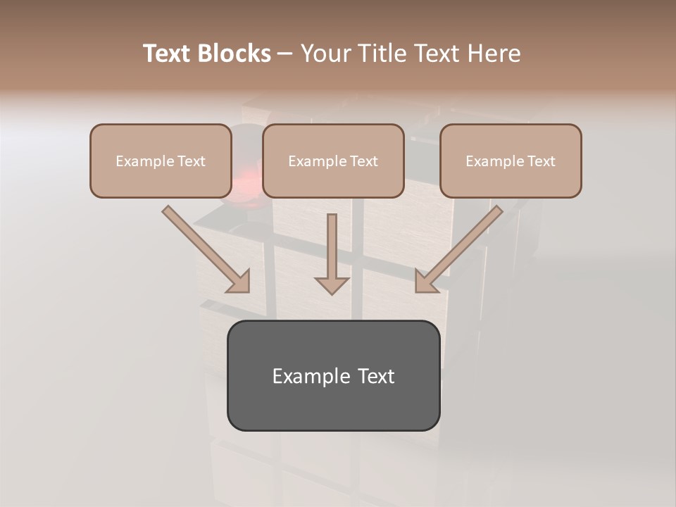 Puzzle Bauen Baustein PowerPoint Template