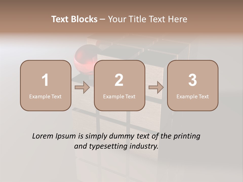 Puzzle Bauen Baustein PowerPoint Template