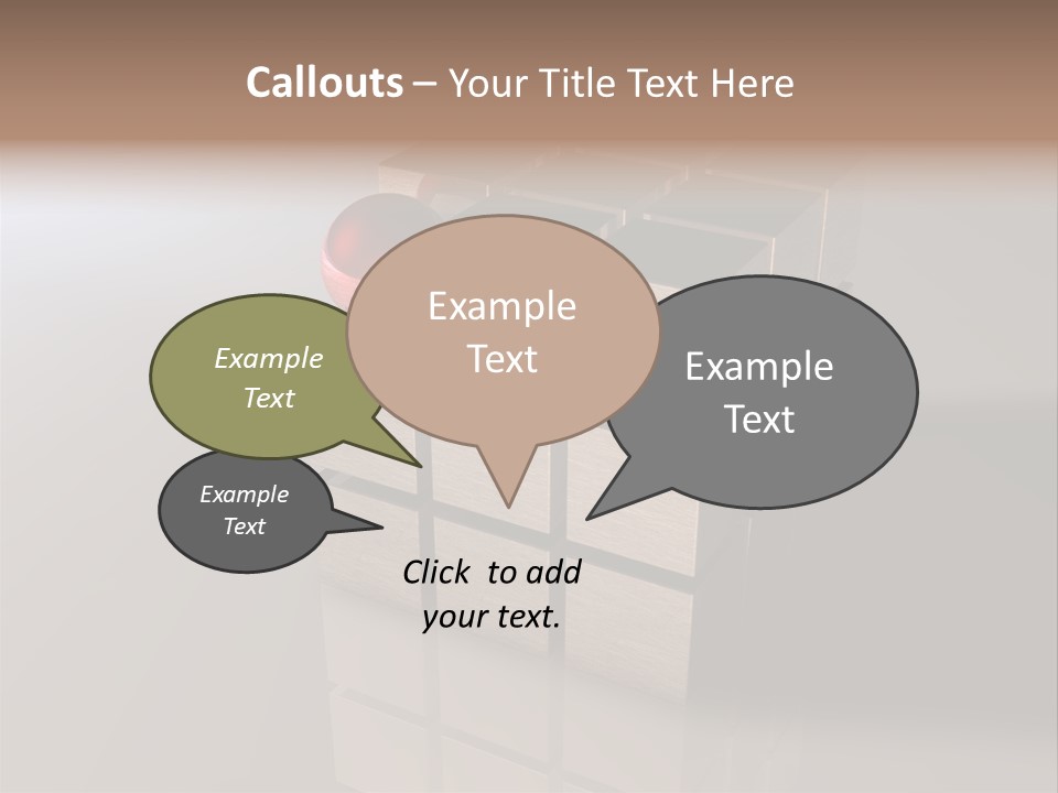 Puzzle Bauen Baustein PowerPoint Template